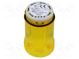 Signaller: lighting; LED; yellow; Usup: 24VDC; Usup: 24VAC; IP66