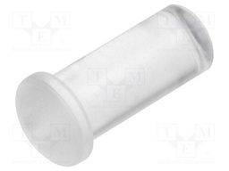 Fibre for LED; round; Ø5mm; Front: convex; straight