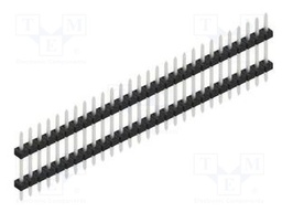 Connector: pin strips; pin header; male; PIN: 28; 2mm; THT; 1x28