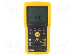 Insulation resistance meter; LCD 2x 4000,logarithmic bargraph