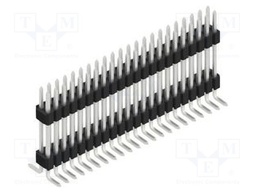 Connector: pin strips; pin header; male; PIN: 44; 1.27mm; SMT; 2x22