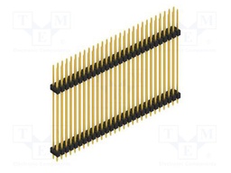 Connector: pin strips; pin header; male; PIN: 56; 2.54mm; THT; 2x28