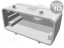 Enclosure: for HDC connectors; Han M; size 24B; for cable; M25