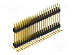 Connector: pin strips; pin header; male; PIN: 46; 1.27mm; SMT; 2x23