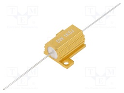 Resistor: wire-wound; with heatsink; 1.5kΩ; 5W; ±5%; 30ppm/°C