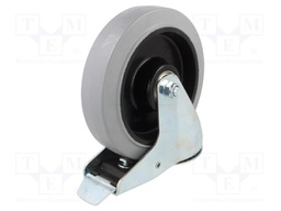 Transport wheel; Ø: 200mm; W: 50mm; H: 235mm; torsional with lock