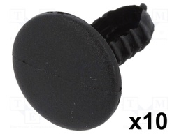 Trim clip; 10pcs; Ford,VW; OEM: 823863203C; L: 17.4mm; polyamide