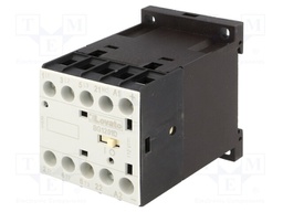 Contactor: 3-pole; NO x3; Auxiliary contacts: NC; 110VDC; 12A; DIN