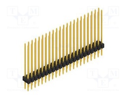 Connector: pin strips; pin header; male; PIN: 44; 2.54mm; THT; 2x22
