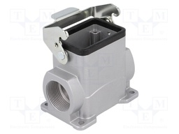 Enclosure: for HDC connectors; C146; size E6; with latch; M32