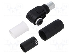 Connector: DC supply; plug; ES-250A; PIN: 1; for cable; crimped