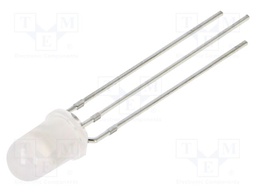 LED; 5mm; yellow/green; 40°; Front: convex; 2÷2.8/2.1÷2.8V