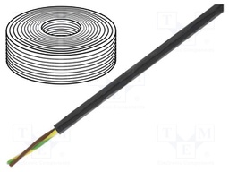 Wire; ÖLFLEX® HEAT 260 MC; stranded; Cu; 3G1mm2; PTFE; black