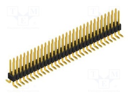 Connector: pin strips; pin header; male; PIN: 62; 1.27mm; SMT; 2x31