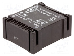 Transformer: encapsulated; 18VA; 115/115VAC; 12V; 12V; 750mA; 750mA