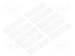 Cover for LED profiles; transparent; 1m; Kind of shutter: G