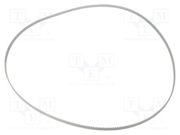Timing belt; AT5; W: 10mm; H: 2.7mm; Lw: 1500mm; Tooth height: 1.2mm