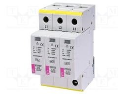 Surge arrester; Type 2; Poles: 3; 40kA; Uoper.max: 440VAC; -40÷70°C