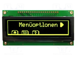 Display: OLED; matrix; 256x64; Dim: 89.2x44x6mm; -20÷70°C; 3V