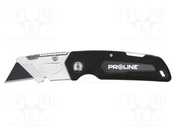 Knife; 60mm; side cutter for belts; folding