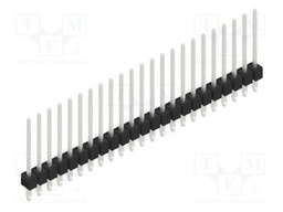Connector: pin strips; pin header; male; PIN: 23; 2.54mm; THT; 1x23