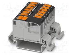 Splice terminal: rail; 24A; 690V; push-in; PA; L: 29.2mm; 0.14÷4mm2