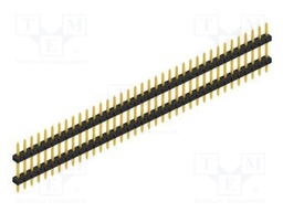 Connector: pin strips; pin header; male; PIN: 37; 2mm; THT; 1x37
