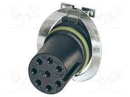 Connector: M12; contact insert; PIN: 8; 30V; straight; SMT; A code