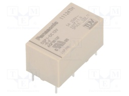 Relay: electromagnetic; SPST-NO + SPST-NC; Ucoil: 12VDC; 480Ω