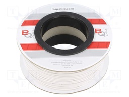 Wire; FLRYW-B; stranded; Cu; 1mm2; PVC; white; 60V; 100m; Class: 5