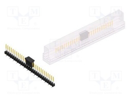 Connector: pin strips; pin header; male; PIN: 28; 2.54mm; SMT; 1x28