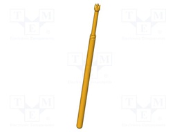 Test needle; Operational spring compression: 4.3mm; 5A; Ø: 1.3mm