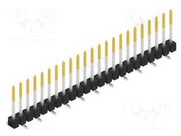 Connector: pin strips; pin header; male; PIN: 23; 2.54mm; SMT; 1x23
