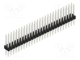 Connector: pin strips; pin header; male; PIN: 52; 2.54mm; THT; 2x26