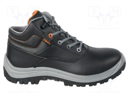 Boots; Size: 48; black; leather; slip; without toecap,waterproof
