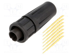 Connector: circular; Series: EN2; plug; male; soldering; for cable