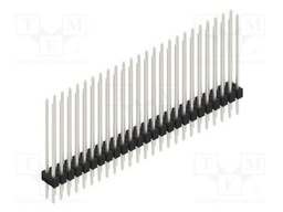 Connector: pin strips; pin header; male; PIN: 50; 2.54mm; THT; 2x25
