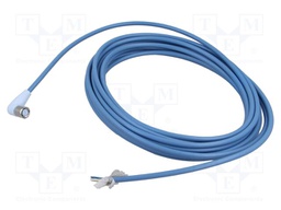 Cable: for sensors/automation; M12; angled; 7.5m; plug; 7024; TPE-S