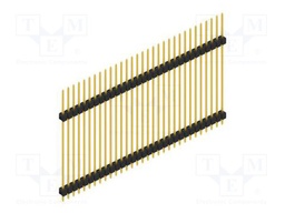 Connector: pin strips; pin header; male; PIN: 31; 2.54mm; THT; 1x31