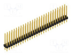 Connector: pin strips; pin header; male; PIN: 54; 2mm; THT; 2x27