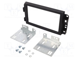Radio frame; Chevrolet; 2 DIN; black