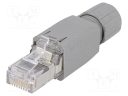 Plug; RJ45; Variosub; PIN: 8; Cat: 5e; shielded; gold-plated; 4.5÷8mm