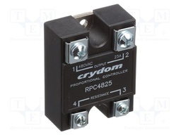 Relay: solid state; 25A; 400÷480VAC; Variant: 1-phase; on panel