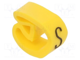 Markers for cables and wires; Label symbol: S; 4÷10mm; PVC; PA