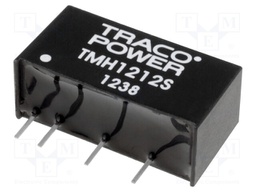 Converter: DC/DC; 2W; Uin: 10.8÷13.2V; 12VDC; Iout: 165mA; SIP7; 2.7g