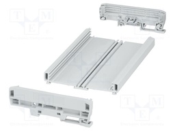 Enclosure: for DIN rail mounting; Y: 127.8mm; X: 183.8mm; PVC