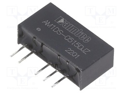 Converter: DC/DC; 1W; Uin: 4.5÷5.5V; Uout: 15VDC; Uout2: -15VDC; SIP7