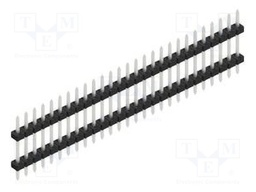 Connector: pin strips; pin header; male; PIN: 27; 2mm; THT; 1x27