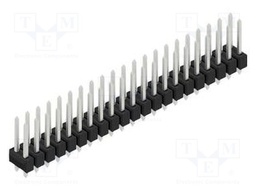 Connector: pin strips; pin header; male; PIN: 42; 2.54mm; THT; 2x21