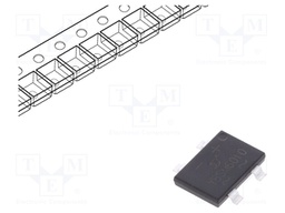 Single-phase bridge rectifier; Urmax: 1kV; If: 6A; Ifsm: 150A; YBS3